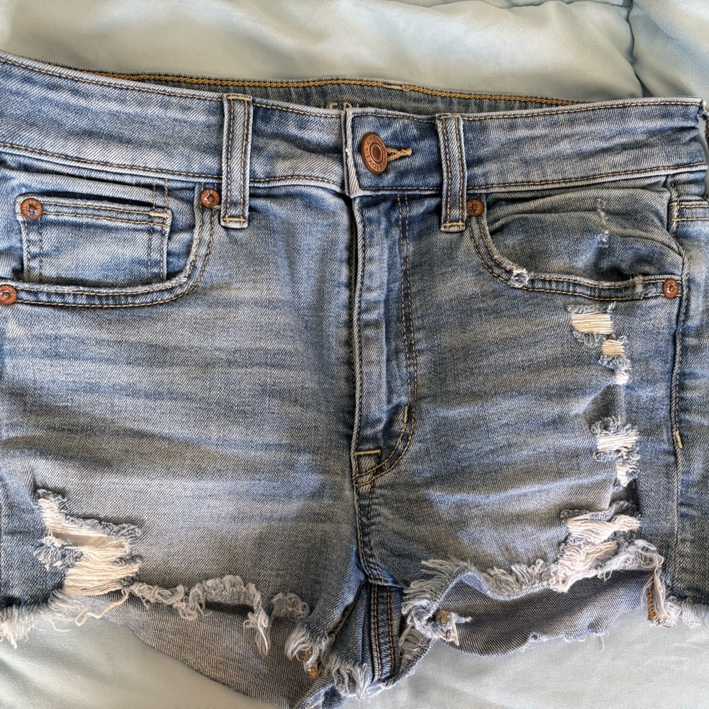 American Eagle Distressed Jean Shorts
